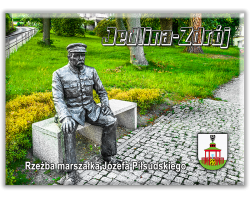 Magnes usztywniany JEDLINA-ZDRÓJ rzeźba marszałka Józefa Piłsudskiego
